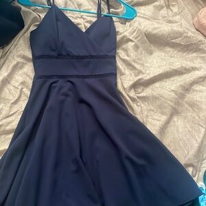 Navy blue formal dress